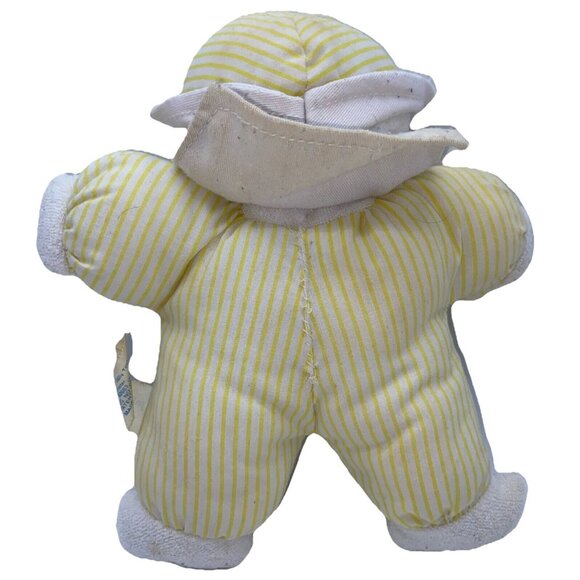 Jolly Toys Soft Sailor Rattle Doll Plush Stuffed Baby Infant Yellow 1988 Vintage - Picture 3 of 10